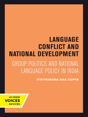 cover image of Language Conflict and National Development